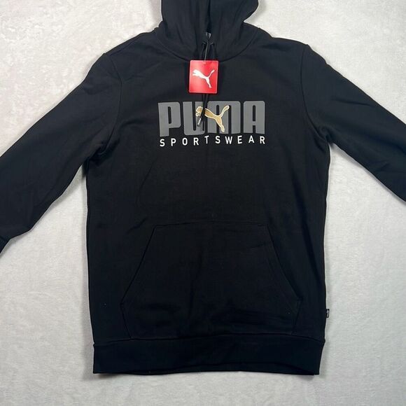 PUMA Sportswear Core Graphic casual‎ sporty Hoodie Pullover NWT Men Small - Picture 1 of 6
